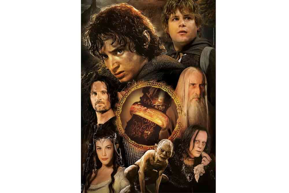 Lord of the Rings Pussel Kollektio - Den Enaste Ringen - 1000 Delar clementoni