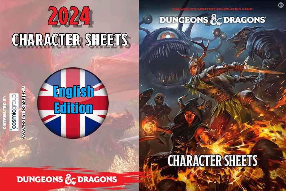 Dungeons & Dragons - Karaktärsblad 2024 wizards of the coast