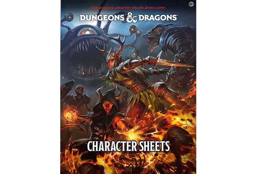 Dungeons & Dragons - Karaktärsblad 2024 wizards of the coast