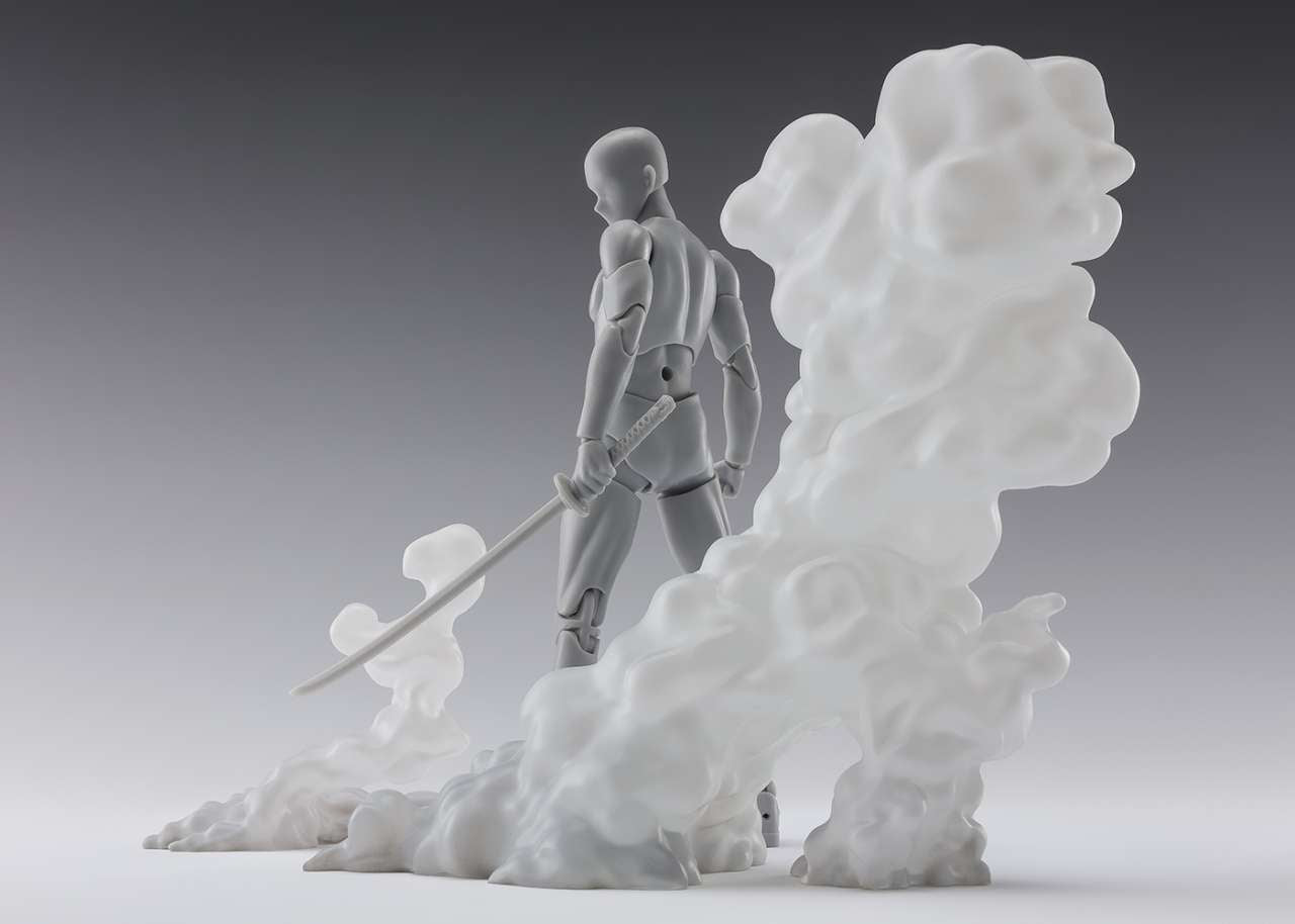 Tamashii Effect Smoke White x SHF - Fantastiska Effekter för Actionfigurer bandai