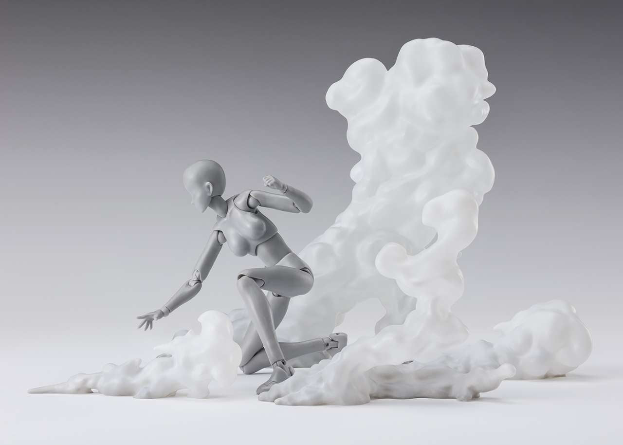 Tamashii Effect Smoke White x SHF - Fantastiska Effekter för Actionfigurer bandai