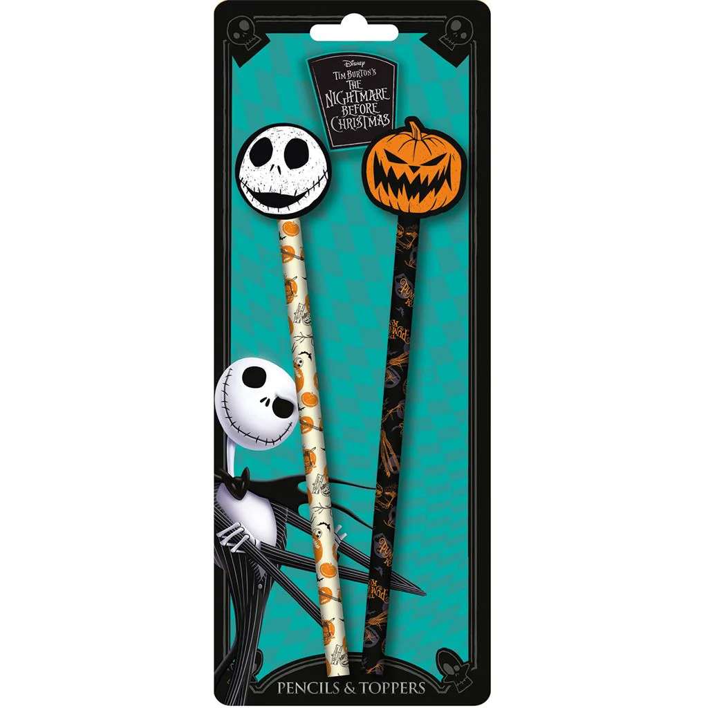 The Nightmare Before Christmas 2 Heads Pencils & Toppers pyramid international