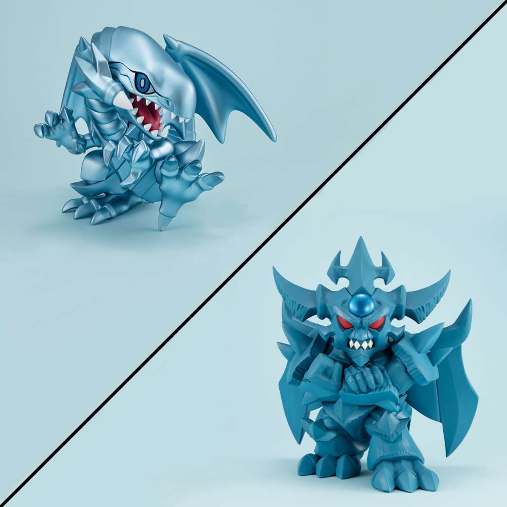 Megatoon Yu-Gi-Oh Blue Eyes White Dragon + Obelisk Set megahouse