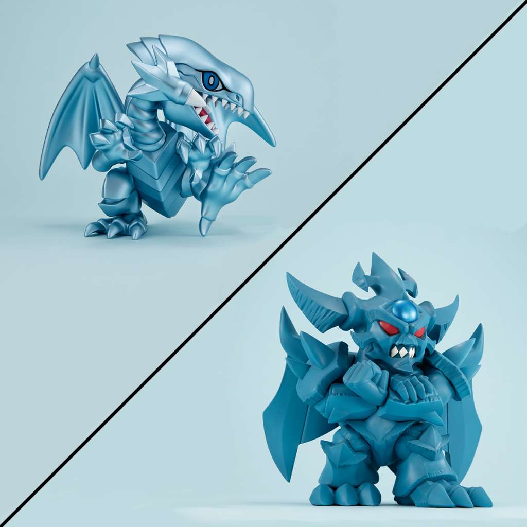 Megatoon Yu-Gi-Oh Blue Eyes White Dragon + Obelisk Set megahouse