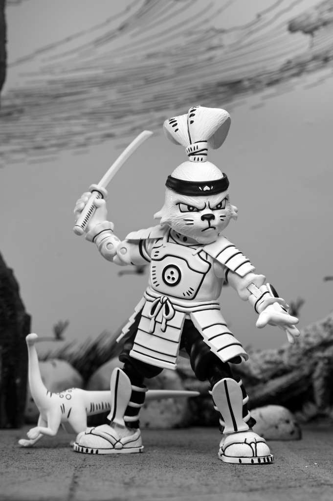 Usagi Yojimbo Samurai Actionfigur - Svart och Vit neca