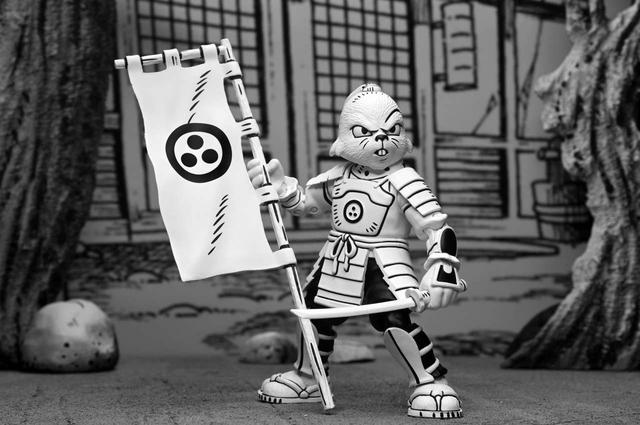 Usagi Yojimbo Samurai Actionfigur - Svart och Vit neca