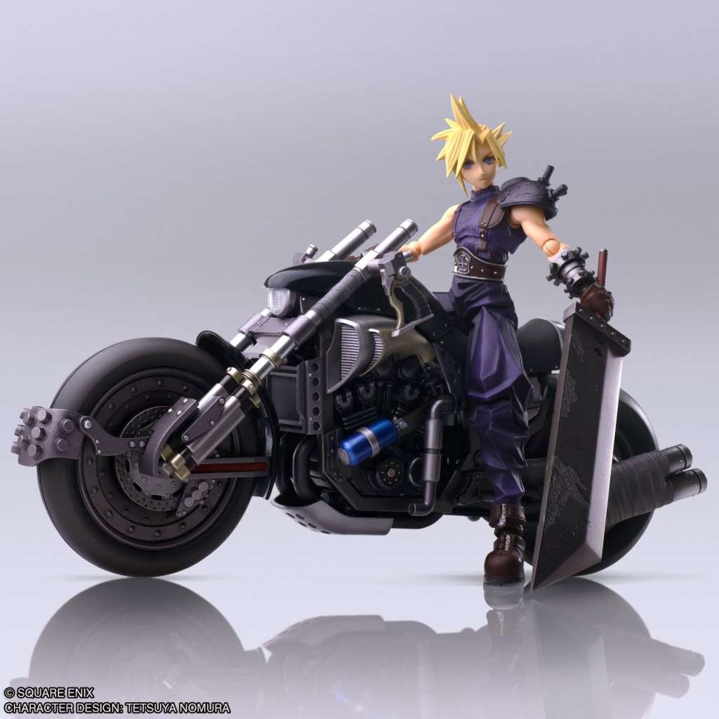FF 7 Cloud & Hardy Daytona Bring Arts AF - Samlarfigur square enix