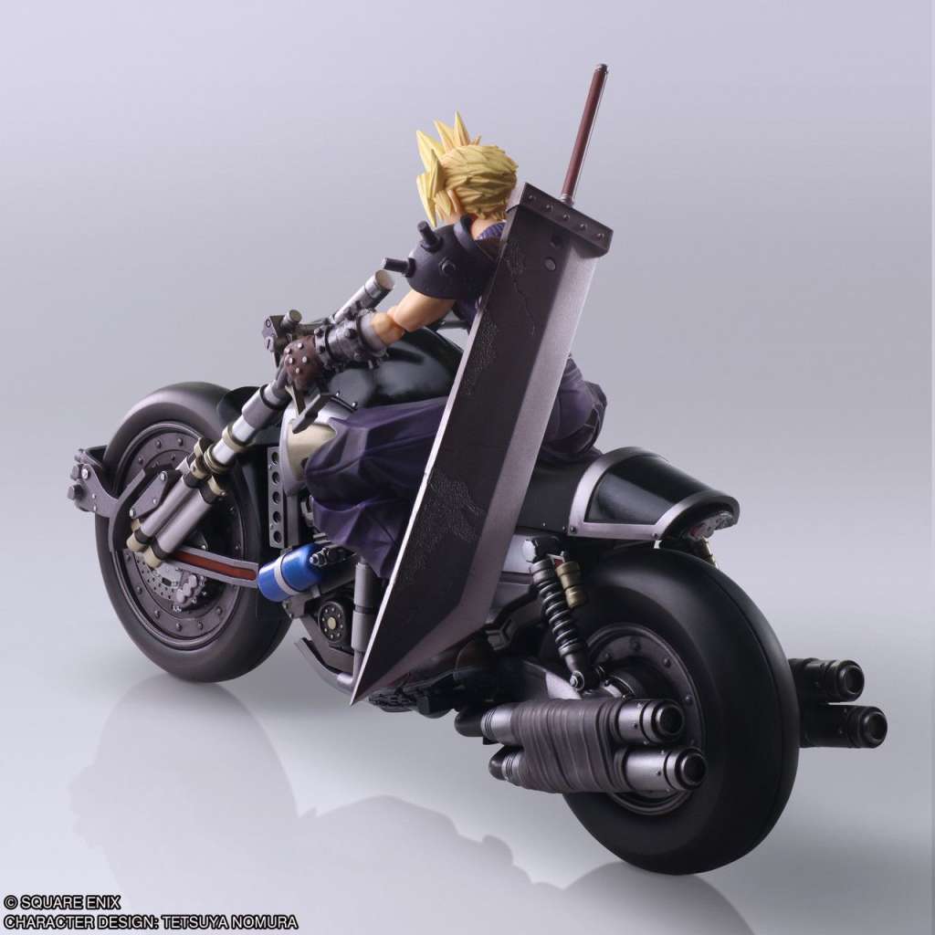 FF 7 Cloud & Hardy Daytona Bring Arts AF - Samlarfigur square enix