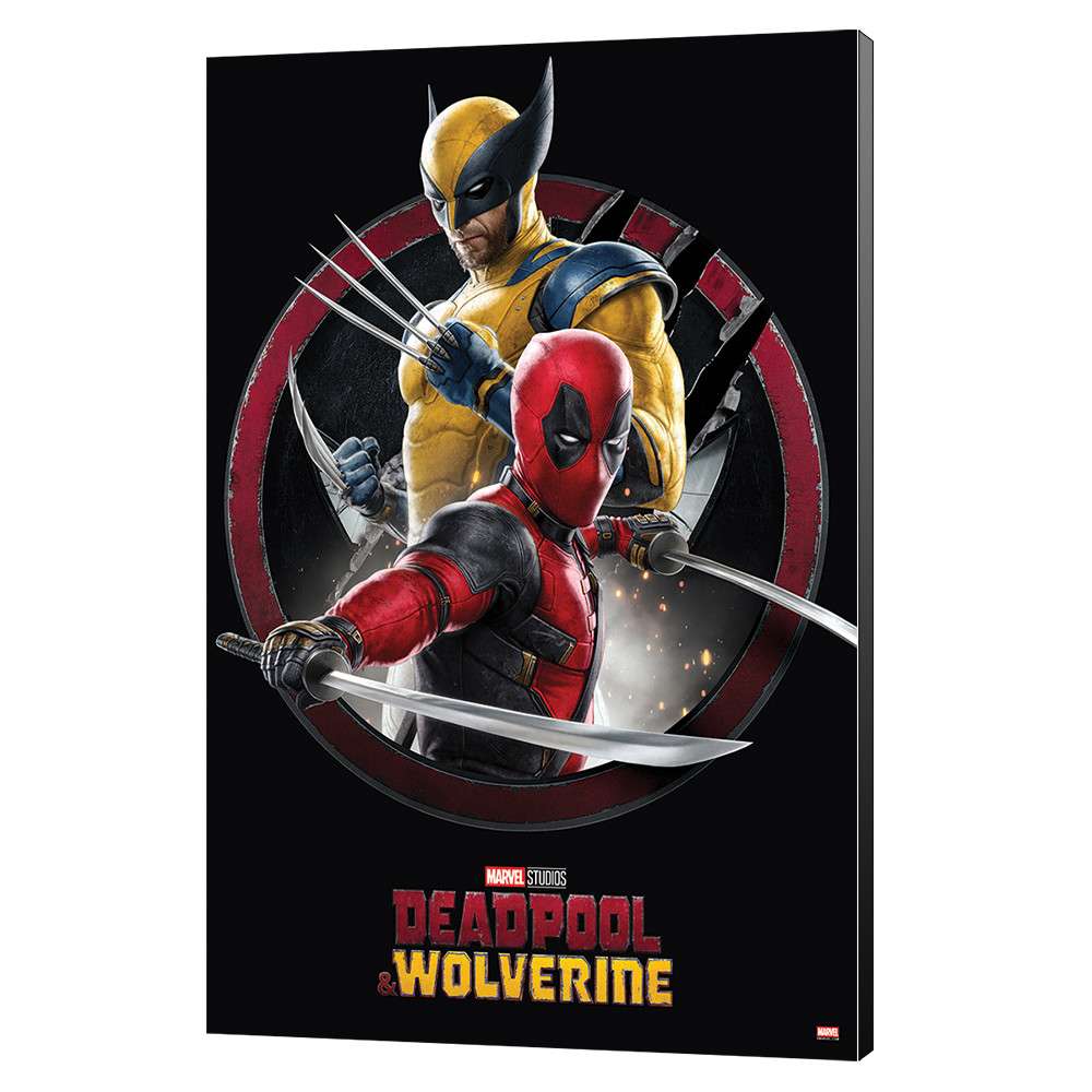 Deadpool & Wolverine Action Wood Panel semic