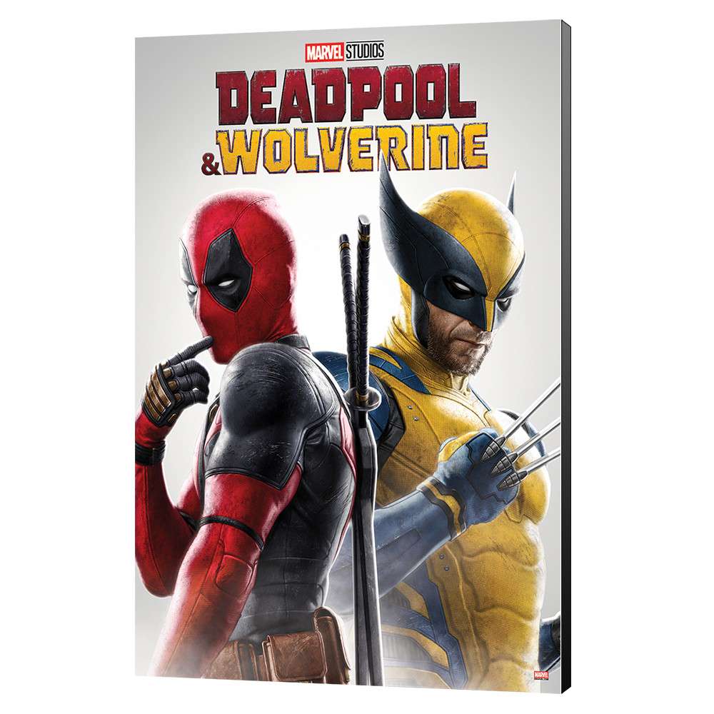 Deadpool & Wolverine Bästa Vänner Träpanel semic