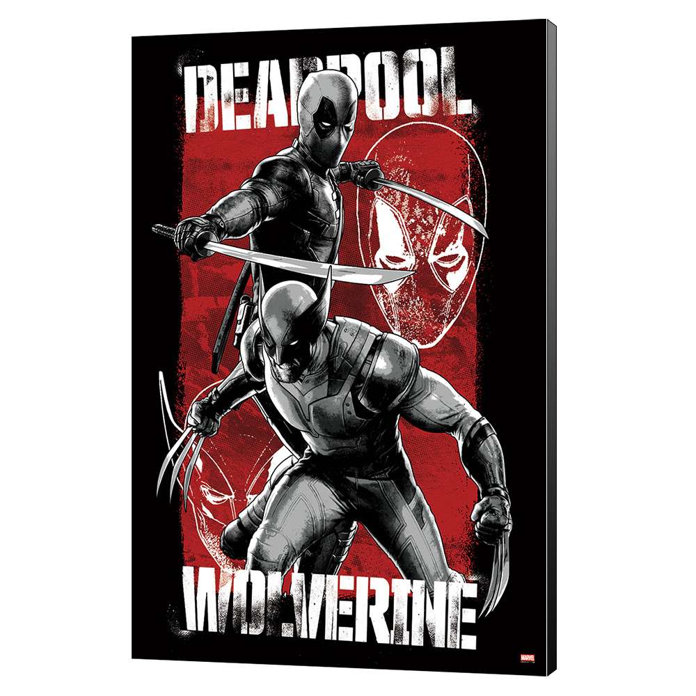Marvel Deadpool & Wolverine Maximum Effort Träpanel semic
