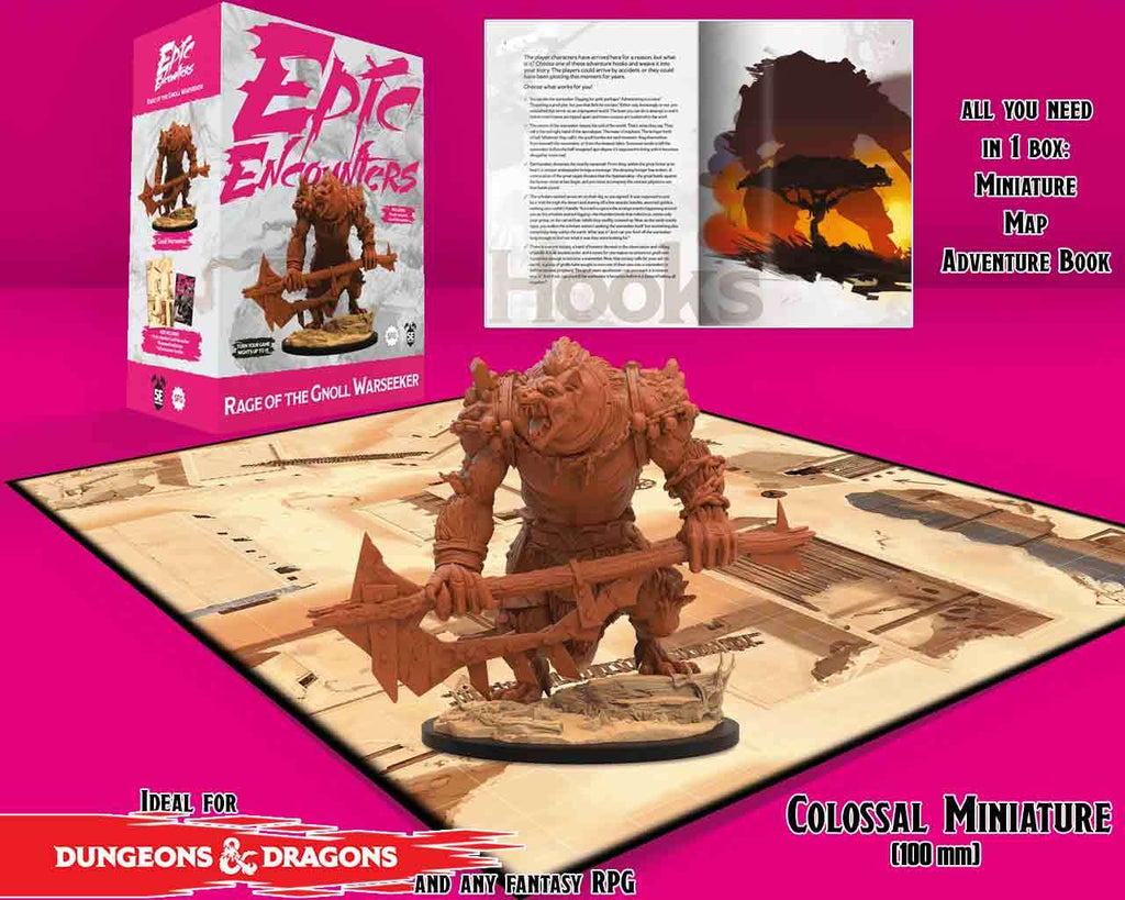 Epic Encounters - Rage of the Gnoll Warseeker steamforged games