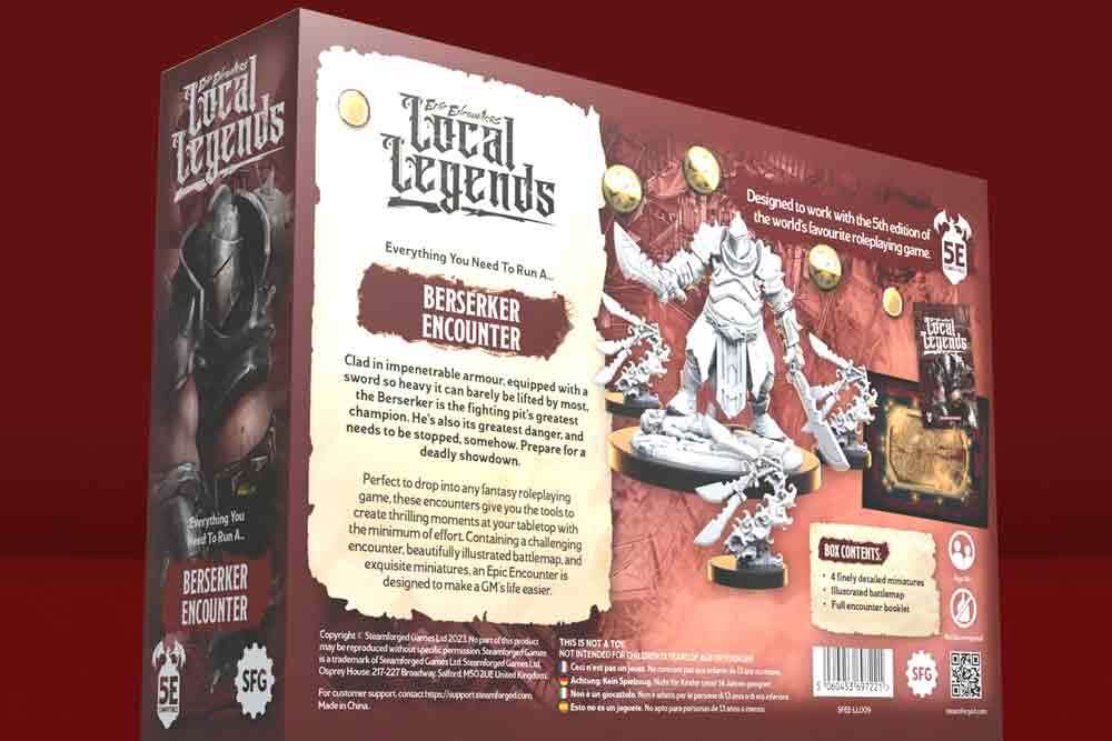 Epic Encounters - Local Legends - Berserker steamforged games
