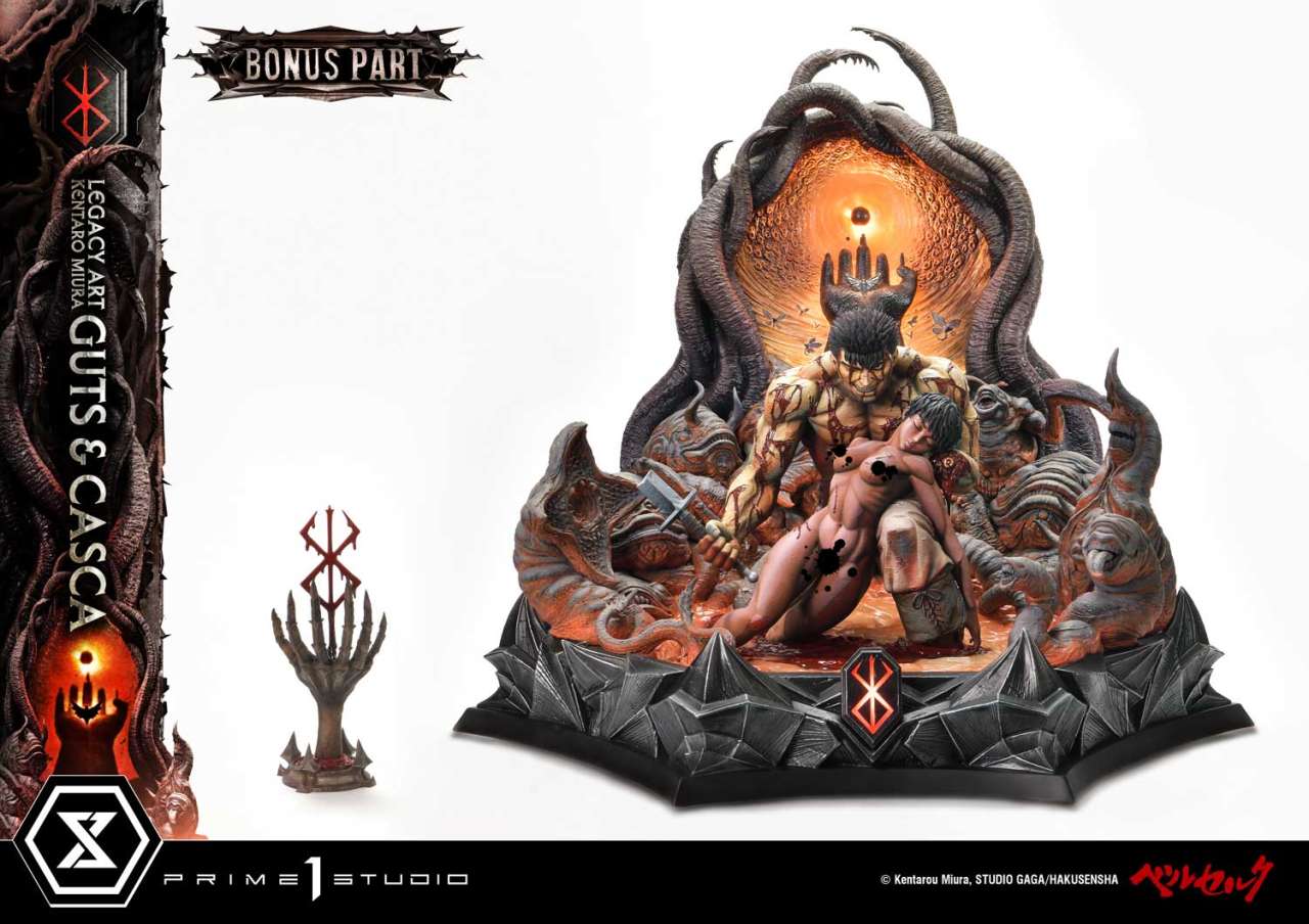 Berserk Guts & Casca Legacy Art Kentaro Miura Bonus Version Statue prime 1