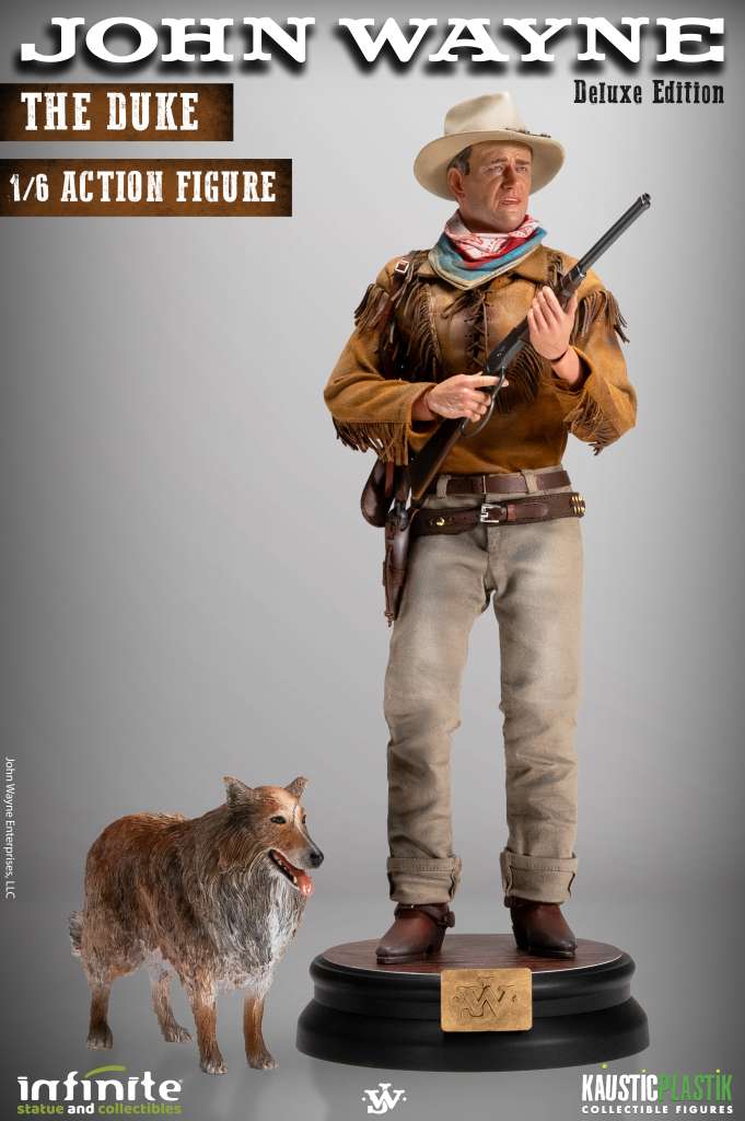 John Wayne The Duke 1/6 Action Figure Deluxe Version infinite statue