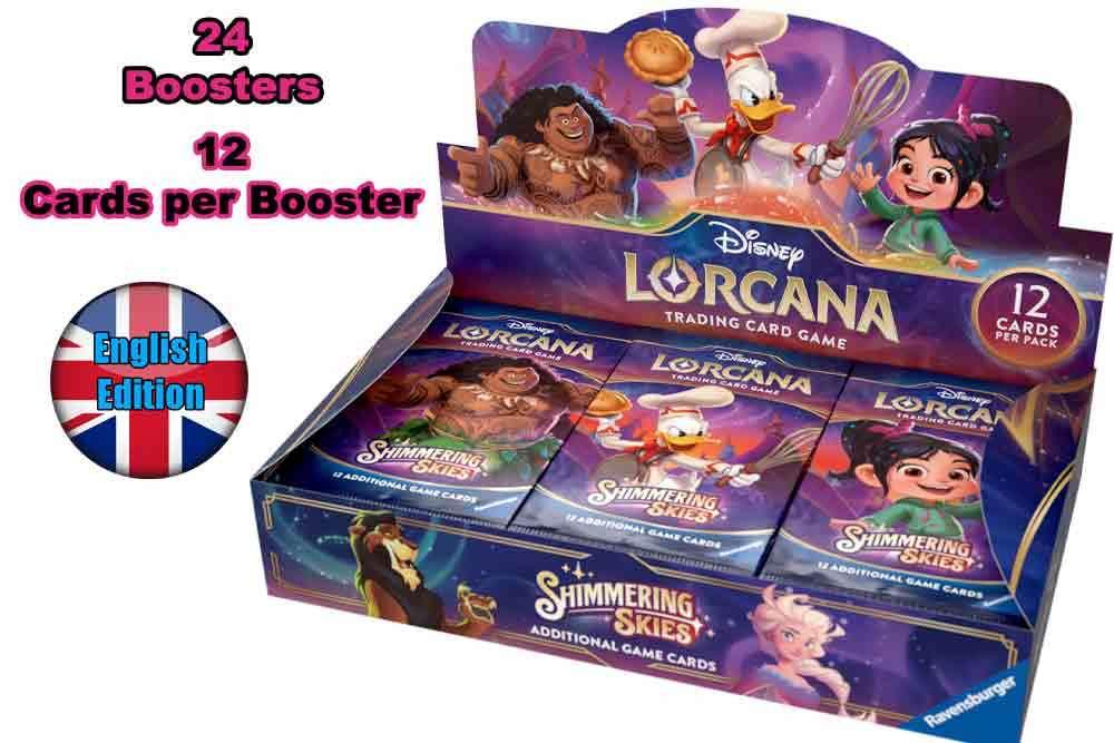 Lorcana - Shimmering Skies - Booster Display (24 Boosters) - Robotto