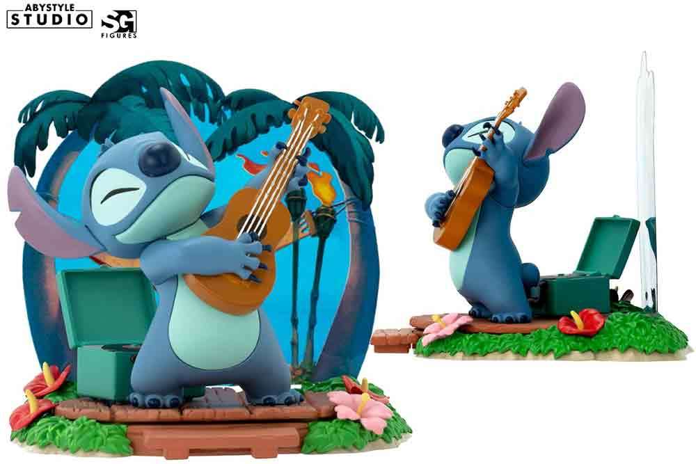 Disney Lilo & Stitch Guitar Stitch PVC Figur 1:10 abystyle studio