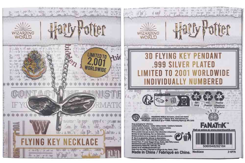 Harry Potter Flying Key Necklace fanattik