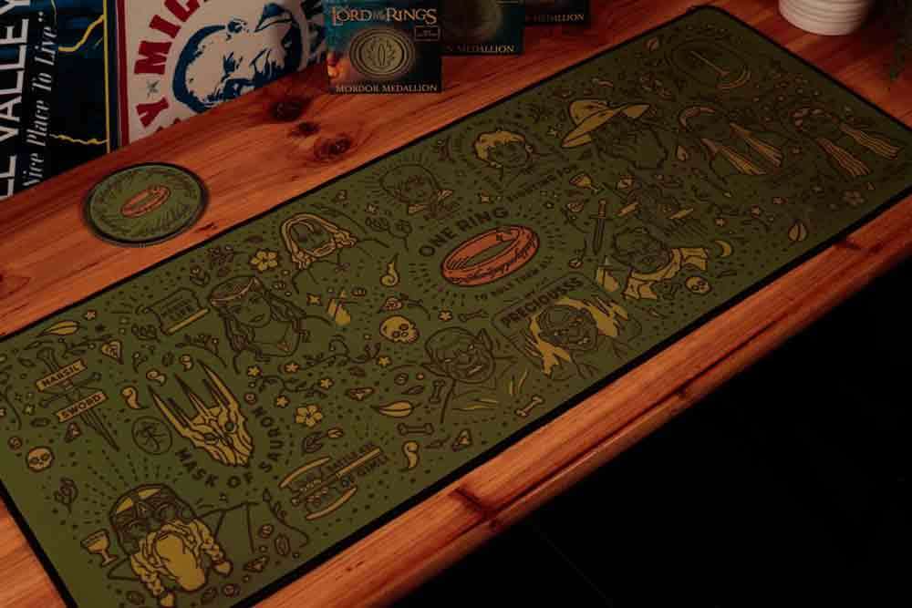 Lord of the Rings XL Desk Pad & Coaster Set fanattik