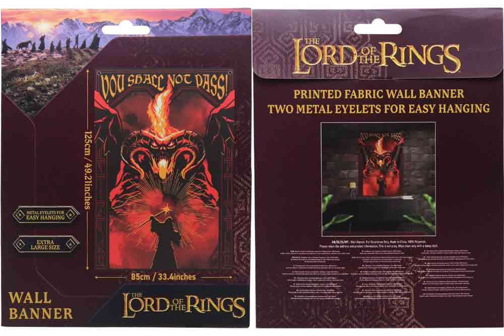 Lord of the Rings - Balrog Vägghängning fanattik