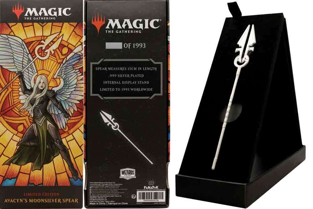 Magic the Gathering - Avacyn's Moonsilver Spear - .999 Silver Plated Replica fanattik