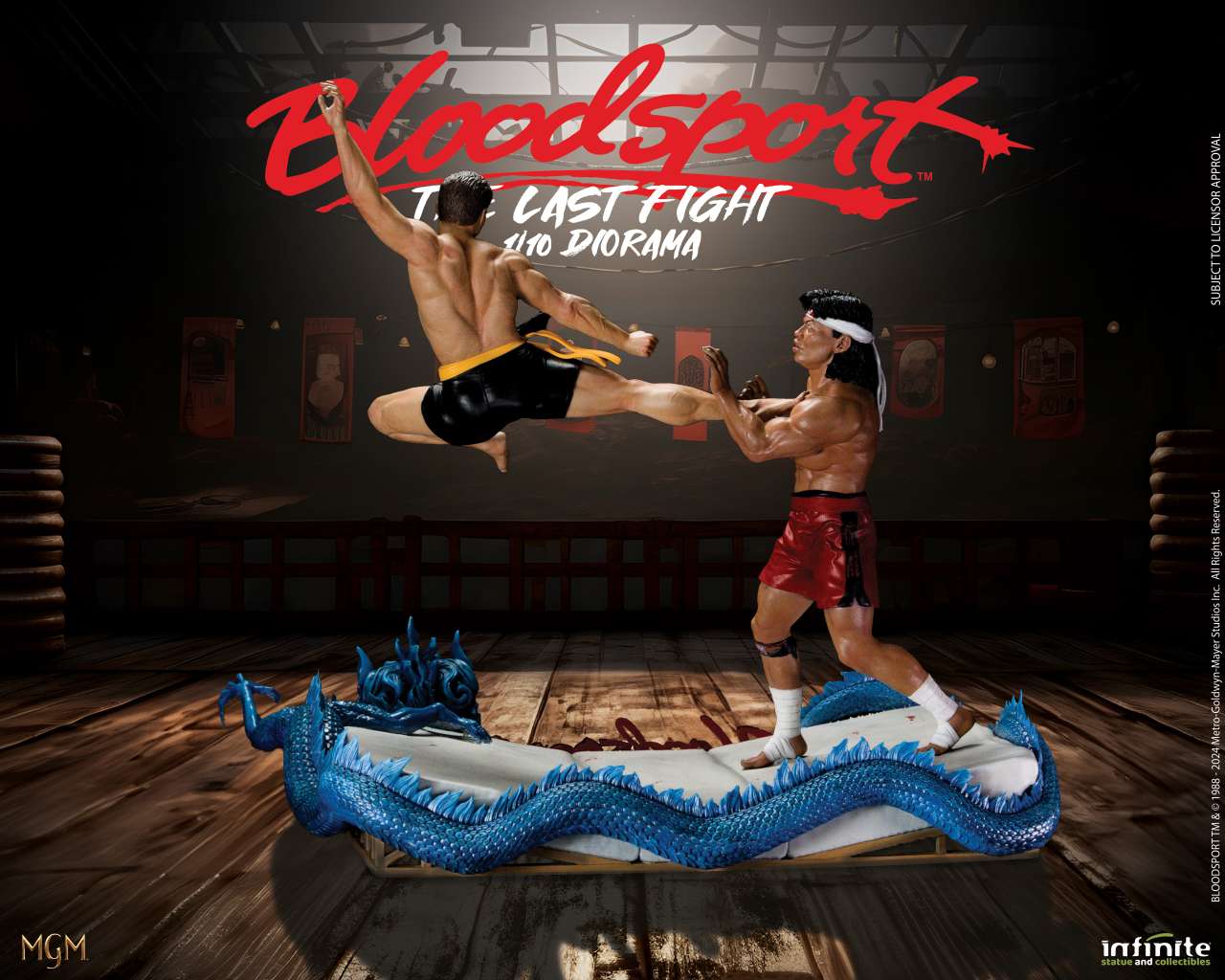 Bloodsport The Last Fight 1/10 Diorama Figur infinite statue
