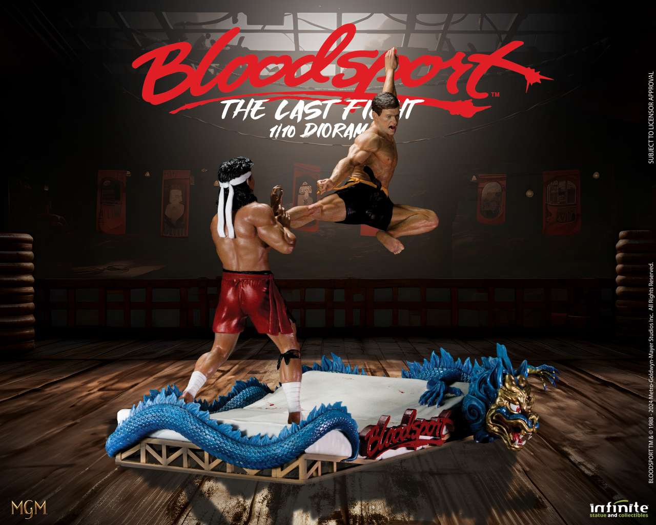 Bloodsport The Last Fight 1/10 Diorama Figur infinite statue