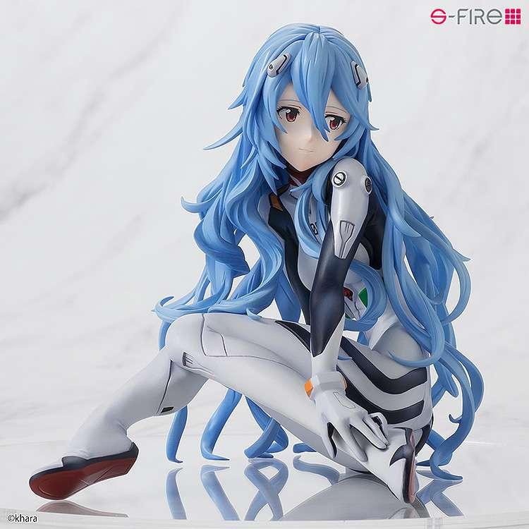 Evangelion 3.0+1.0 Thrice Upon a Time Rei Långhår 1/7 Figur - Robotto