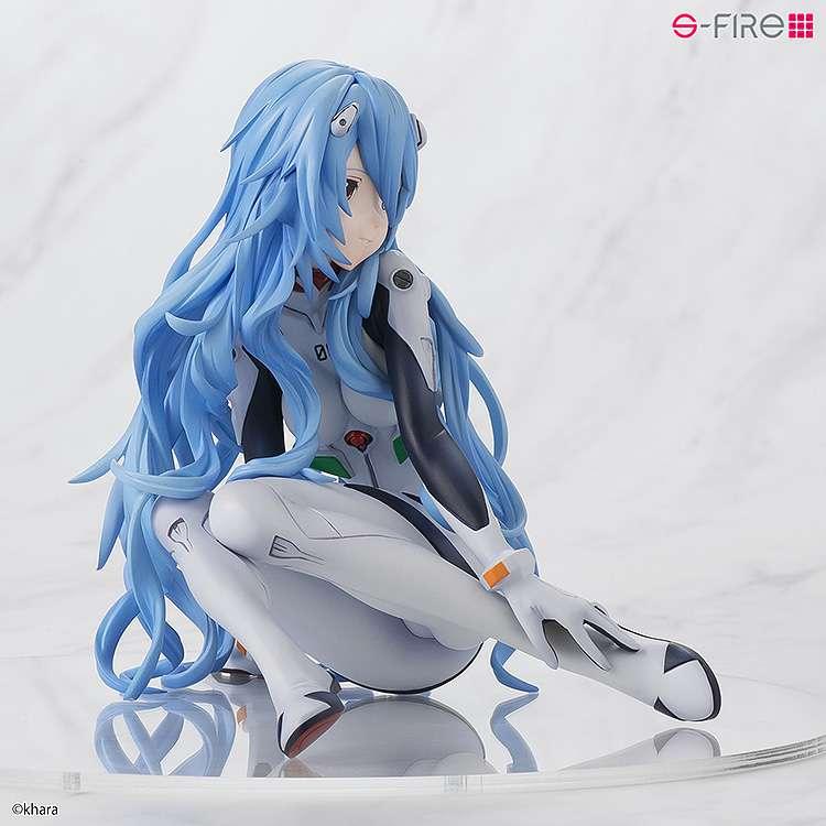 Evangelion 3.0+1.0 Thrice Upon a Time Rei Långhår 1/7 Figur - Robotto