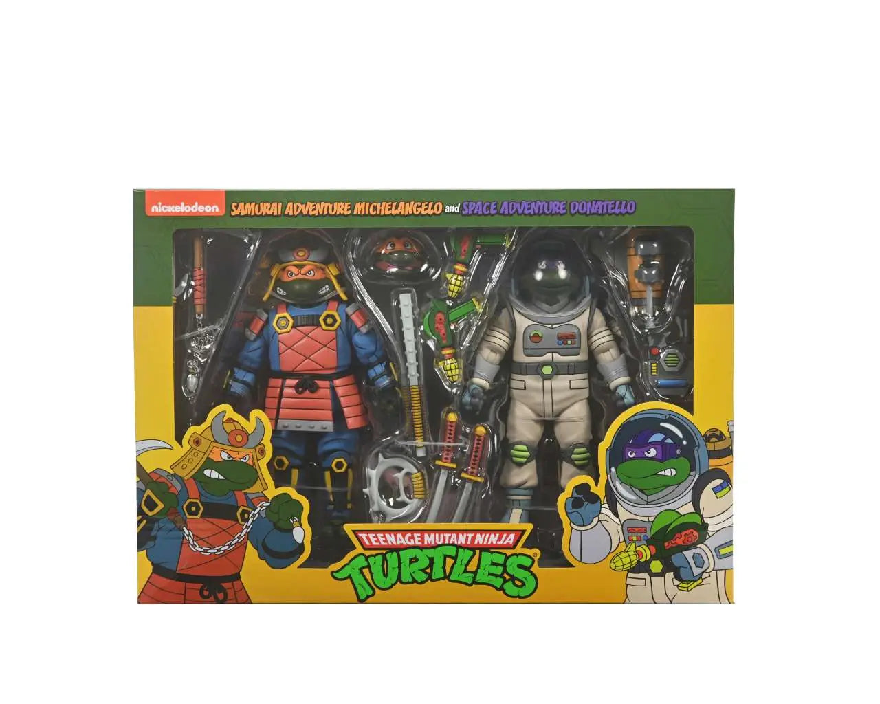 TMNT Tecknat Rymdäventyr & Samurai Turtles 2-pack Af