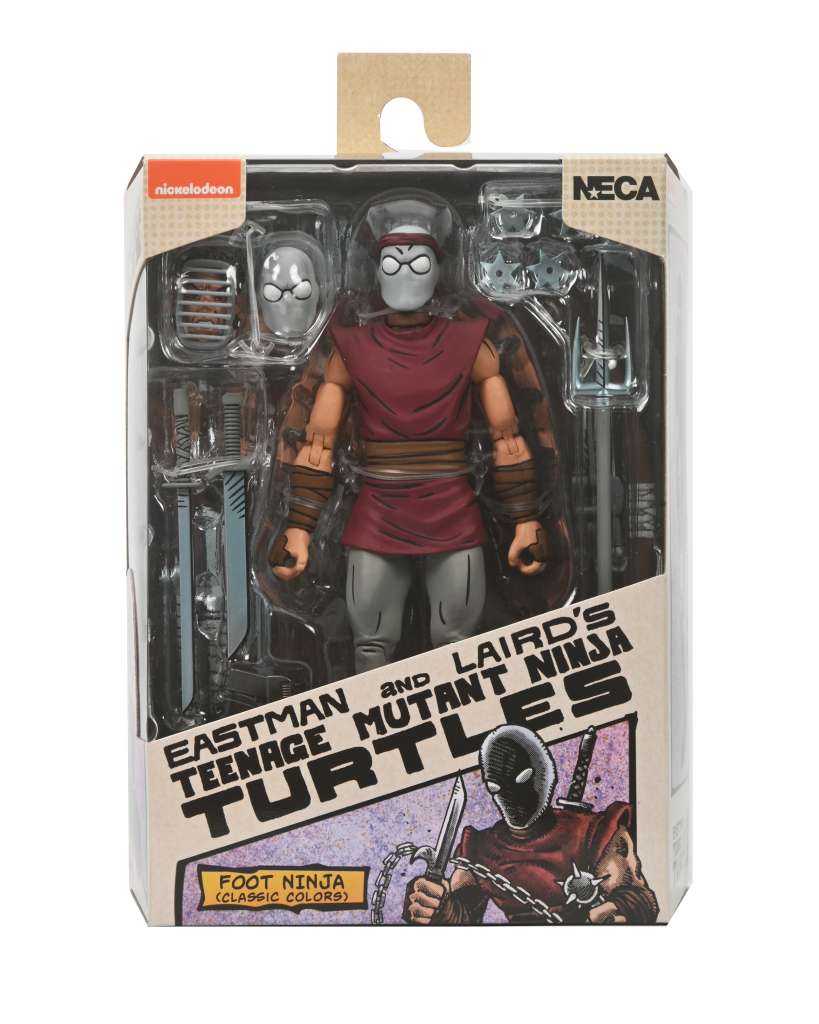 TMNT Mirage Comics Foot Ninja Classic Colors neca