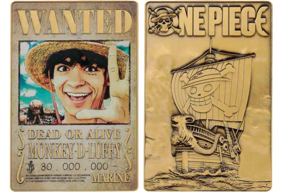 One Piece Wanted Poster Limited Edition Ingot fanattik