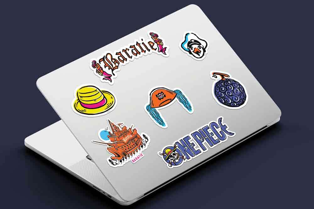 One Piece - Teknisk Decal Stickers Set fanattik