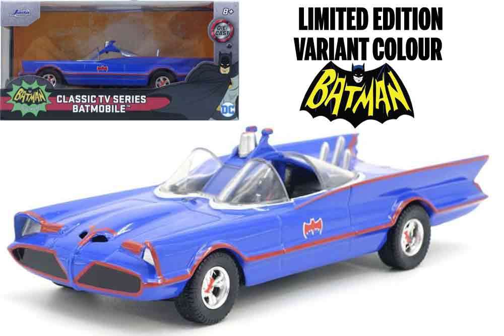 Batman 1966 - Batmobil - Tecknad Begränsad Utgåva - 1:32 Die-Cast Modell jada toys