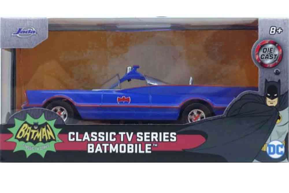 Batman 1966 - Batmobil - Tecknad Begränsad Utgåva - 1:32 Die-Cast Modell jada toys