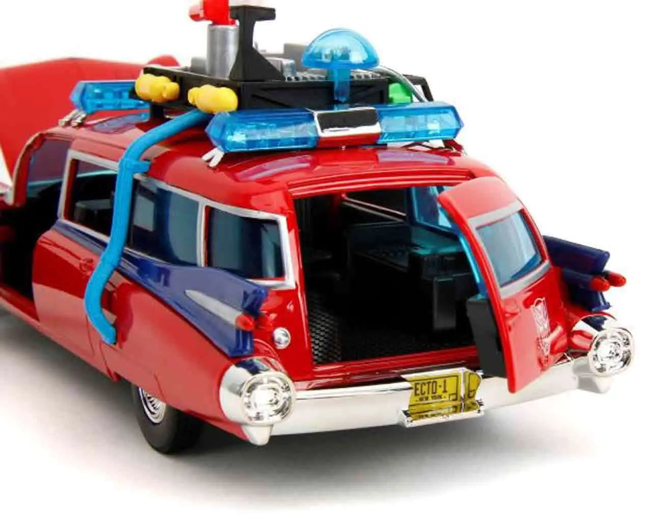 Ghostbusters - Transformers - Ecto-1 X Optimus Prime - Begränsad upplaga - 1:24 pressgjuten modell
