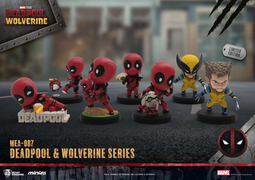 Deadpool och Wolverine Miniägg Attack Set beast kingdom