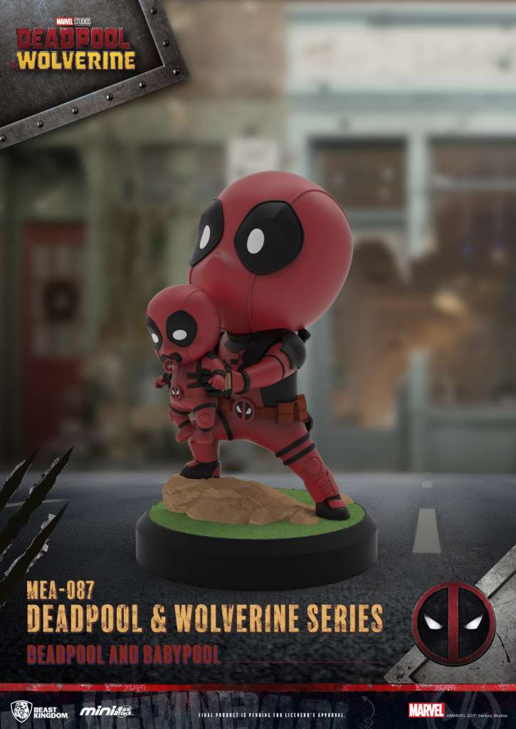 Deadpool och Wolverine Miniägg Attack Set beast kingdom