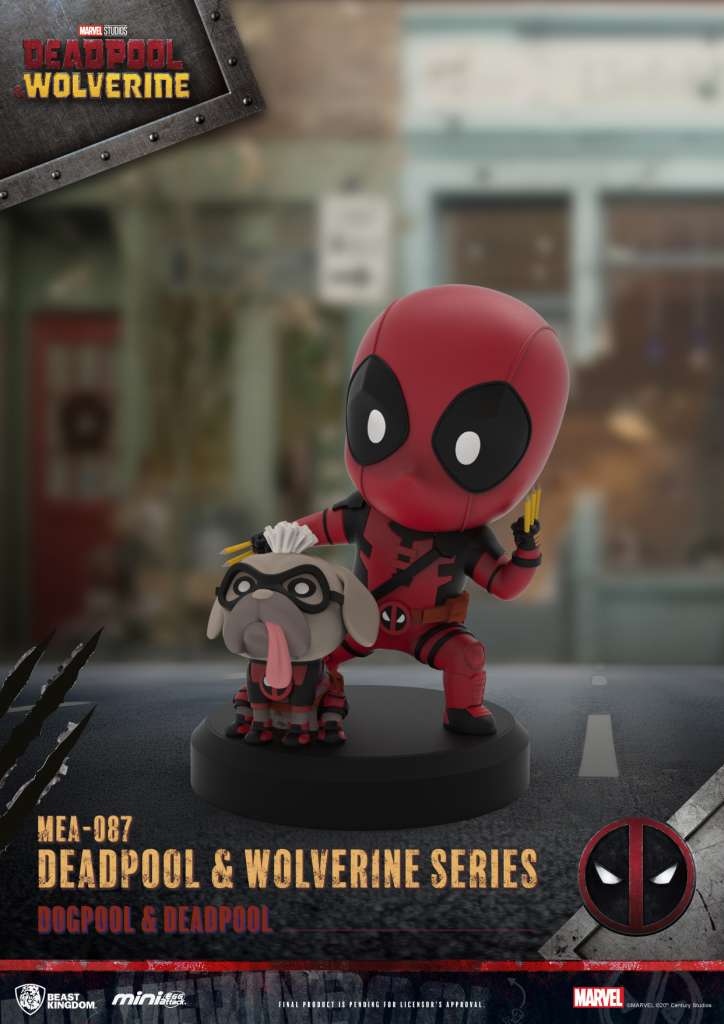 Deadpool och Wolverine Miniägg Attack Set beast kingdom
