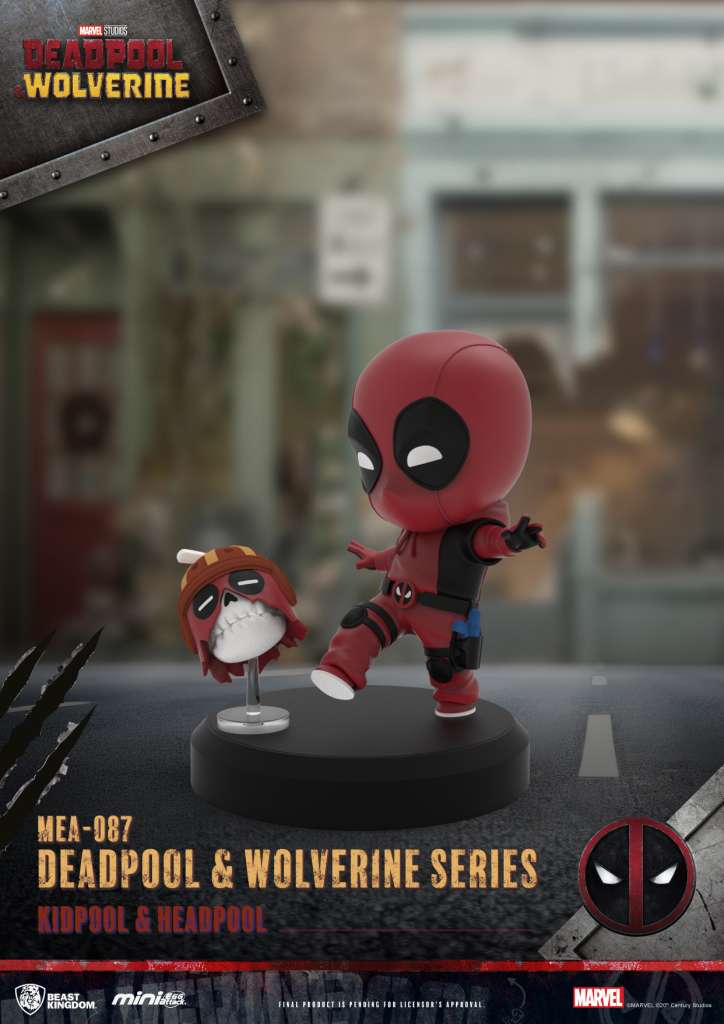 Deadpool och Wolverine Miniägg Attack Set beast kingdom