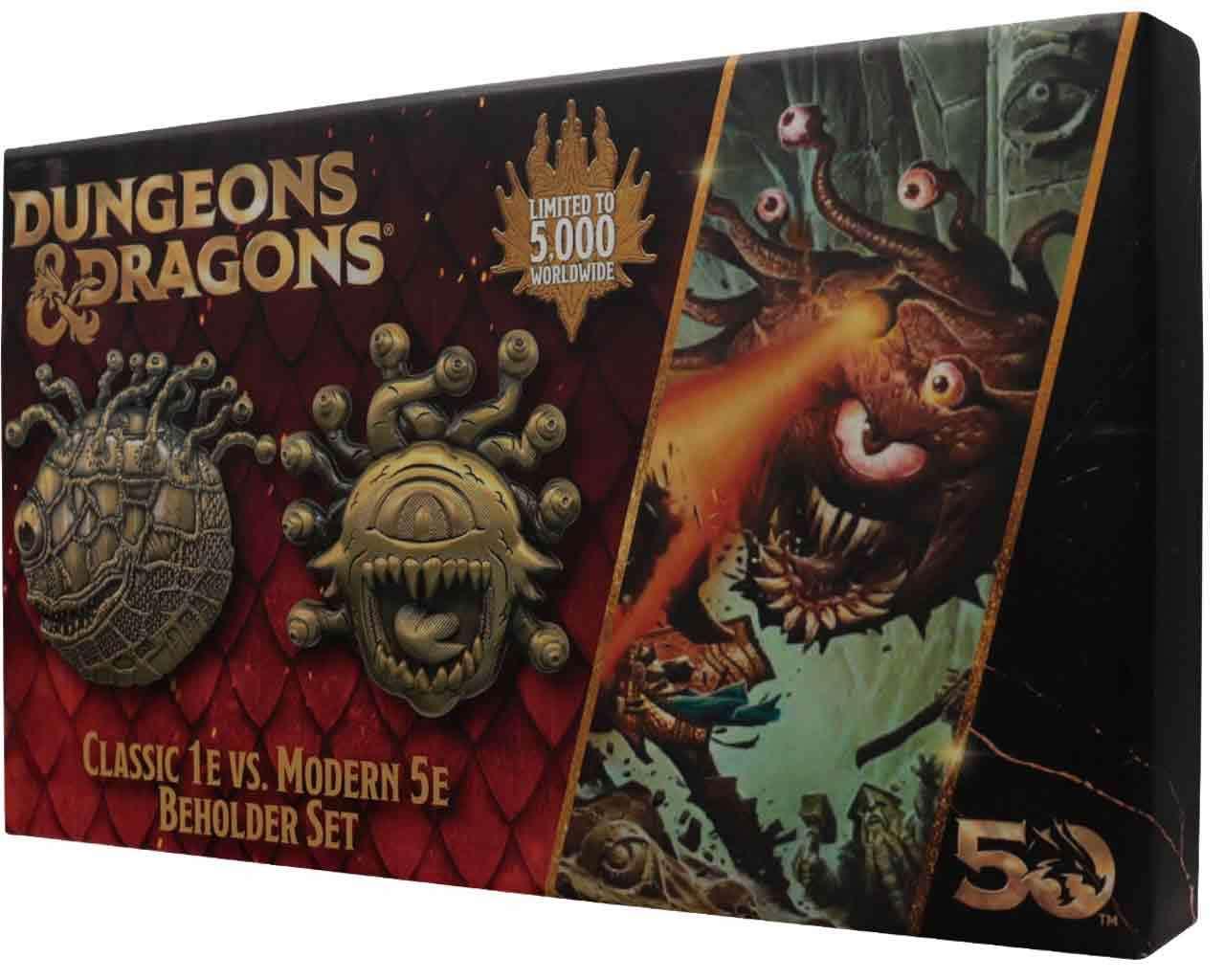 Dungeons & Dragons 50th Anniversary Beholder Twin Medallion Set - Robotto