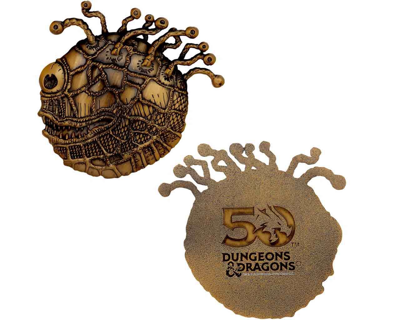Dungeons & Dragons 50th Anniversary Beholder Twin Medallion Set - Robotto