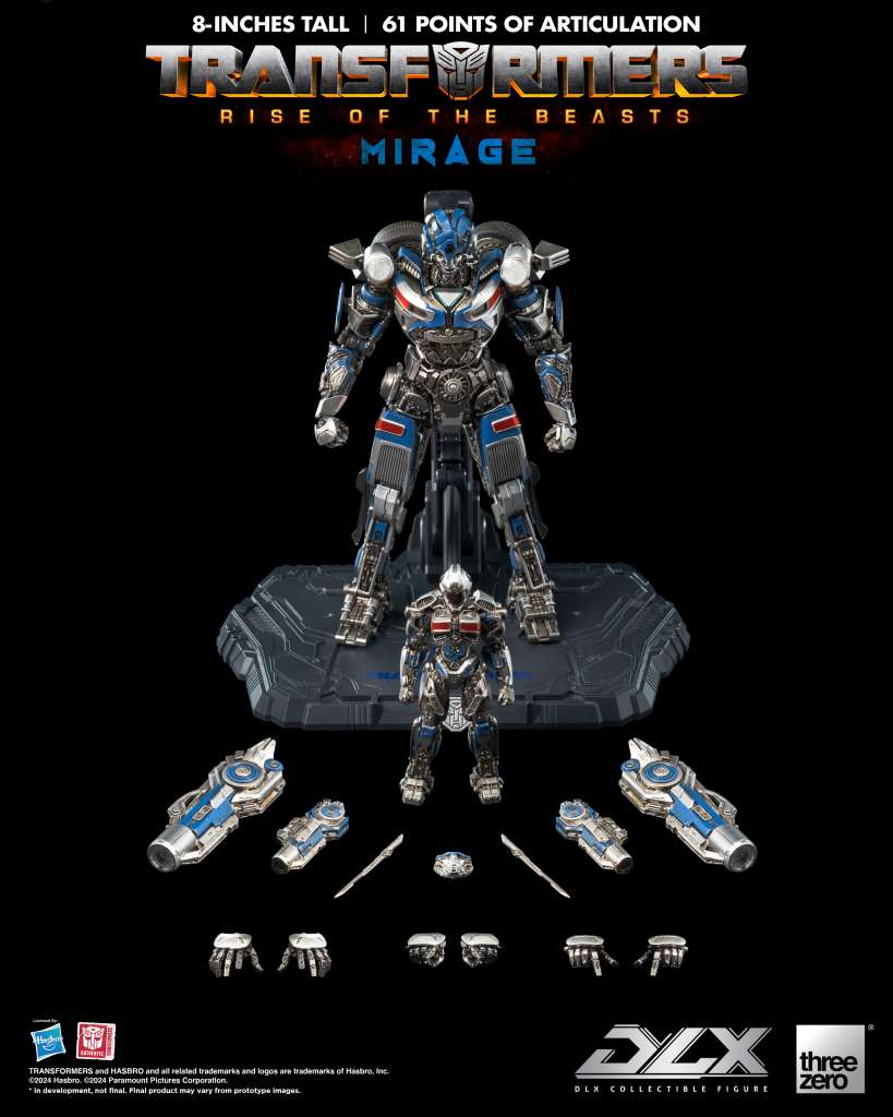 Transformers Rise of the Beasts DLX Mirage Actionfigur Robotto
