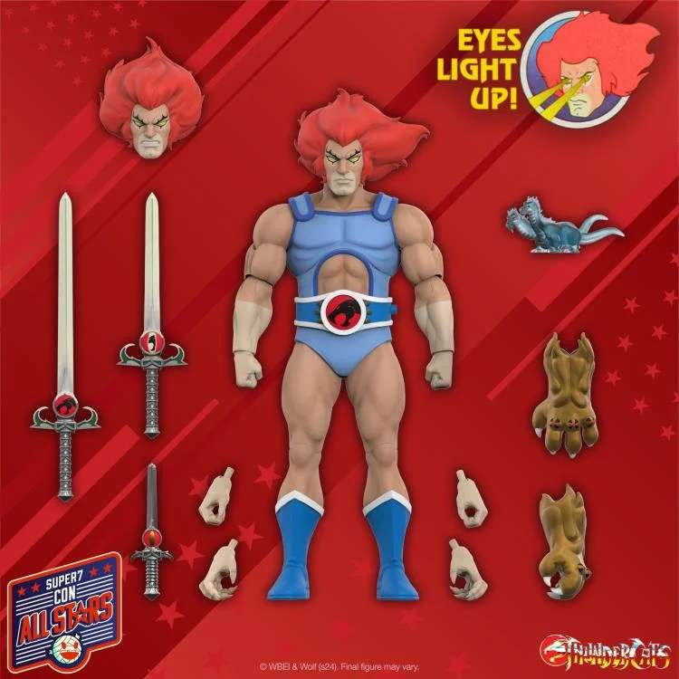 Thundercats Ultimates! Lion-O Figur med LED Ögon super 7