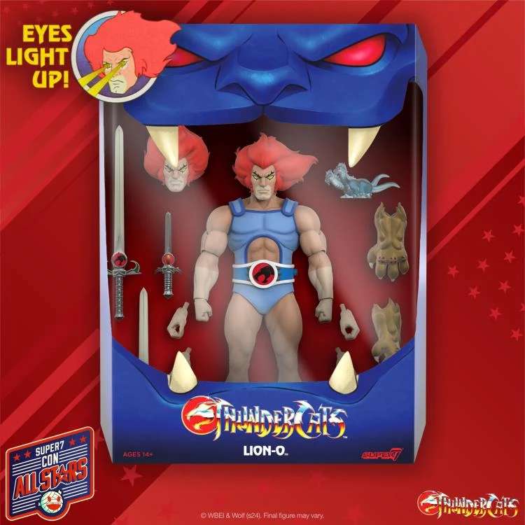 Thundercats Ultimates! Lion-O Figur med LED Ögon super 7