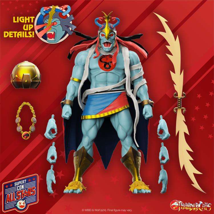 Thundercats Ultimates! Mumm-Ra Led Eyes Figur super 7
