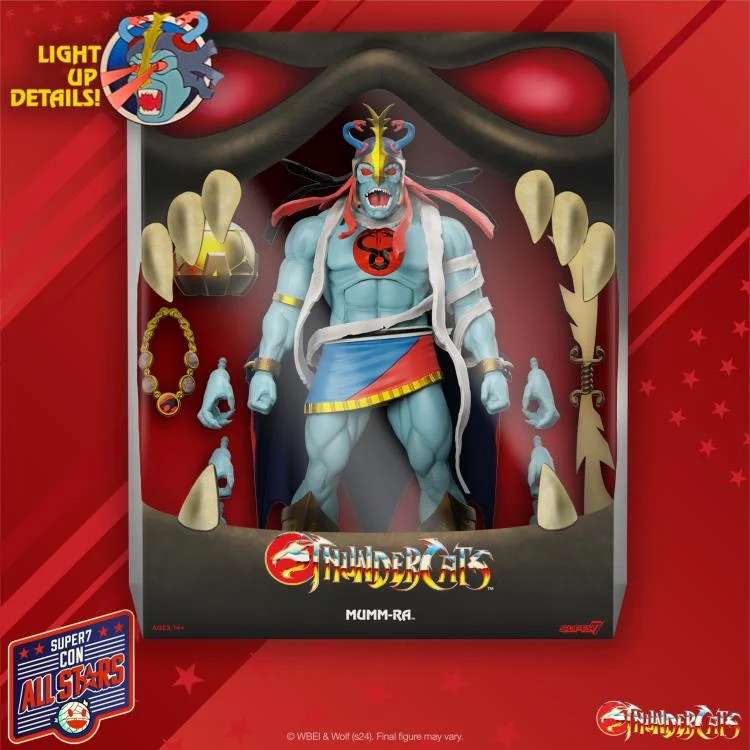 Thundercats Ultimates! Mumm-Ra Led Eyes Figur super 7