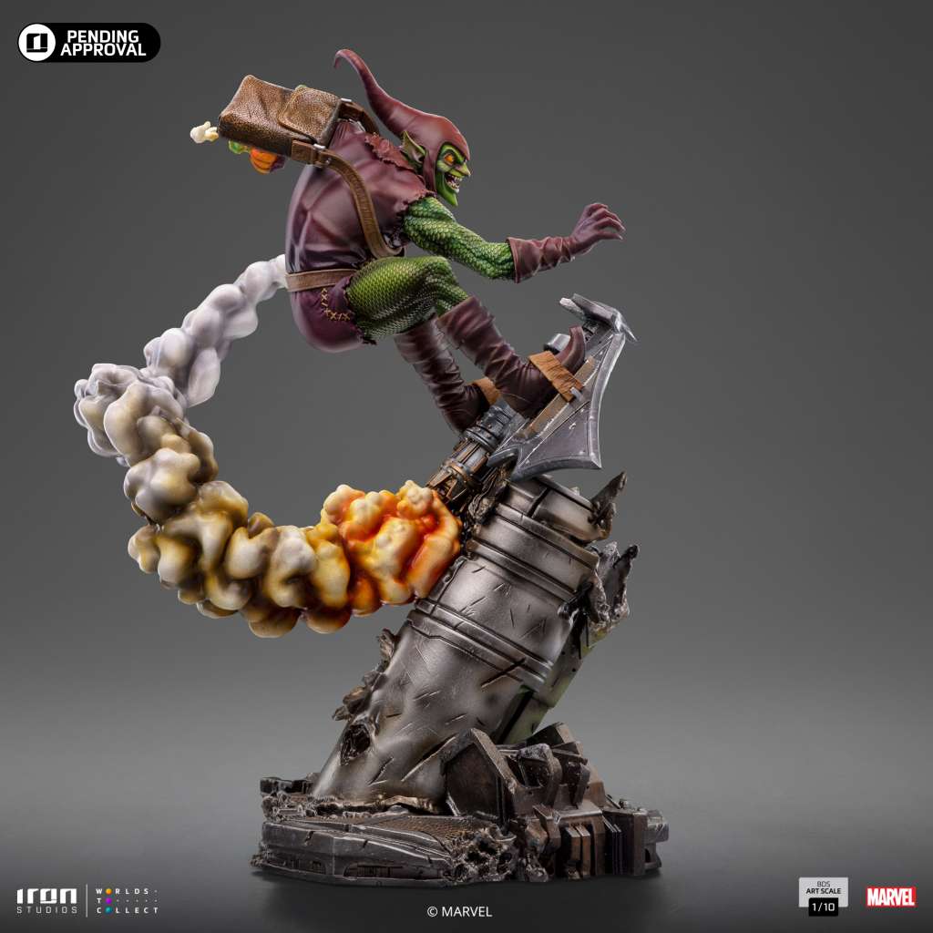 Spider-man vs Villains Green Goblin 1/10 Statue iron studios