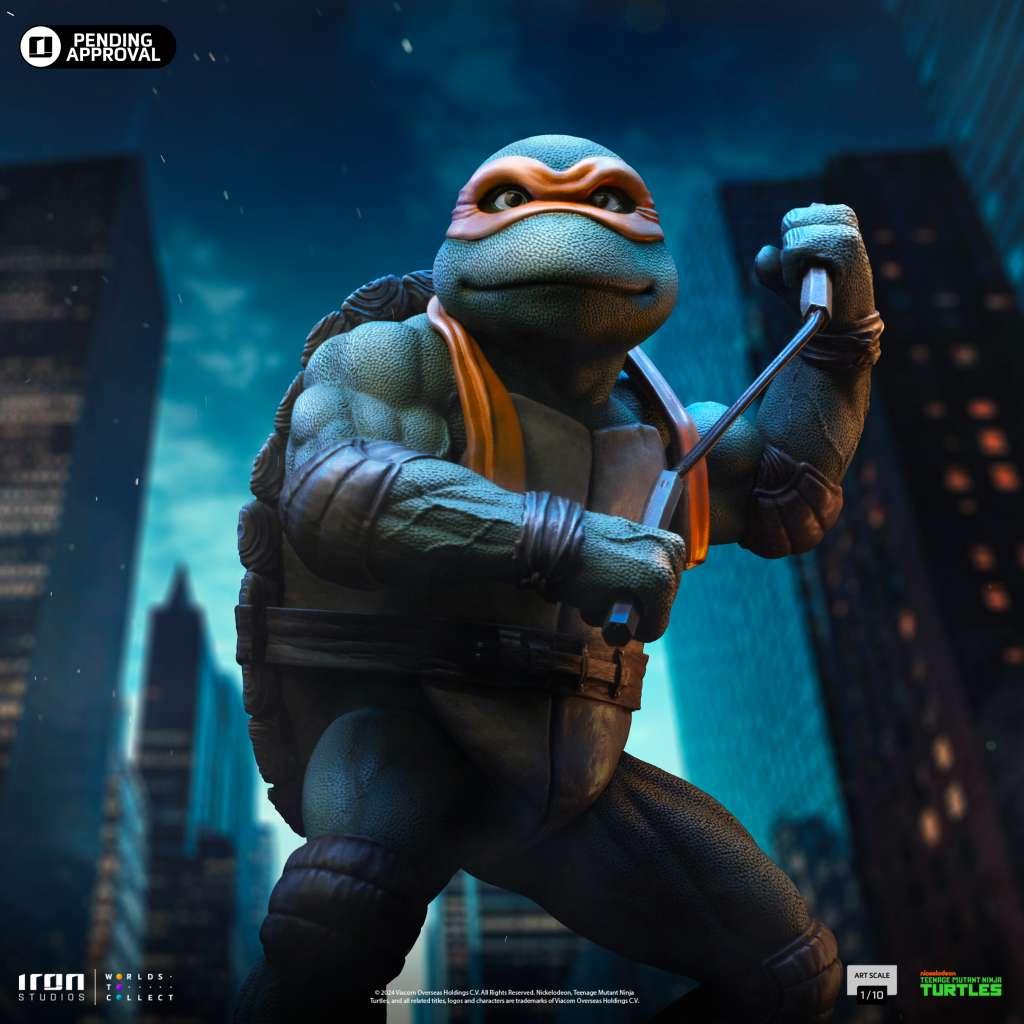 TMNT Movie Michelangelo 1/10 Staty - Robotto