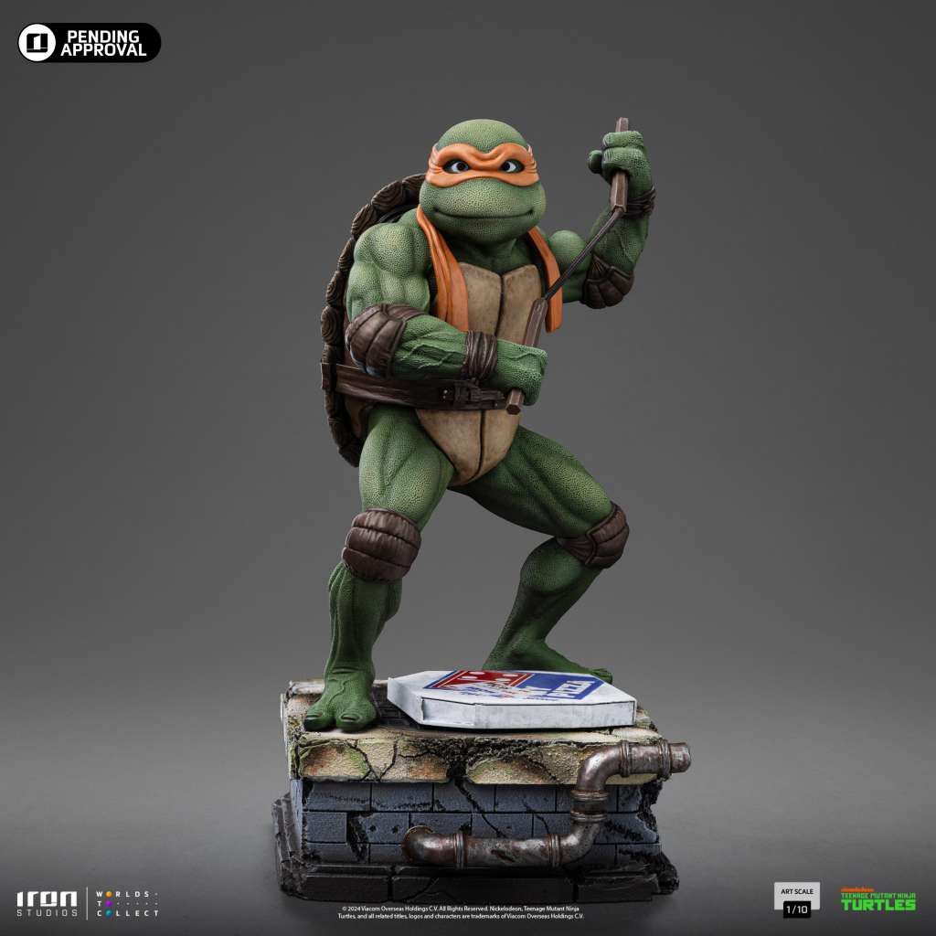 TMNT Movie Michelangelo 1/10 Staty iron studios